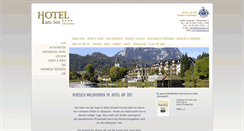 Desktop Screenshot of hotelamsee.at